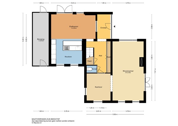 Floorplan - Essendijk 72, 3161 EG Rhoon